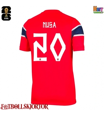 Norge Antonio Nusa #20 Hemmatröja VM 2026 Kortärmad